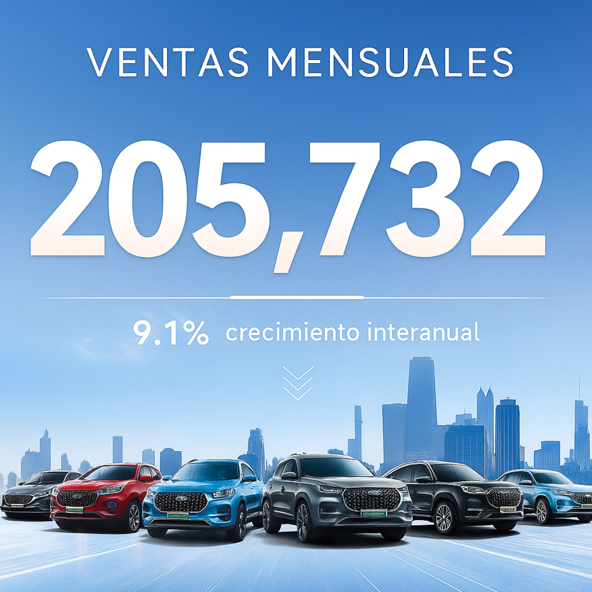Chery alcanza más de un millón de ventas entre enero y mayo y refuerza su liderazgo como exportador de autos chinos.